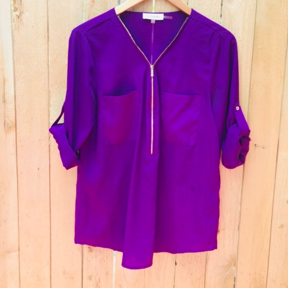 Fuchsia Calvin Klein Blouse